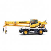 Chinese telescopic boom truck crane 25 ton 4x4 rough terrain crane price